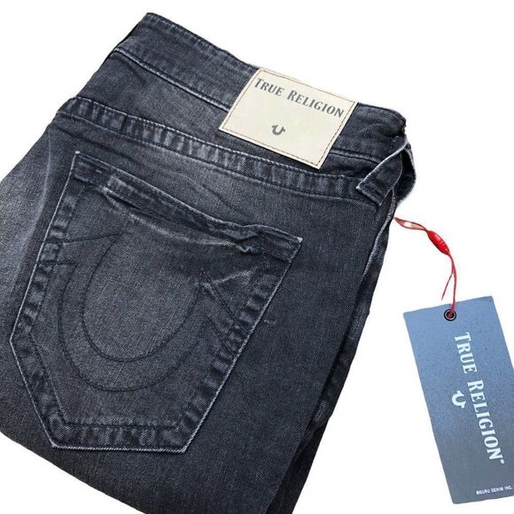 Brand New True Religion Jeans Size 38 FINN Gray - Picture 4 of 11